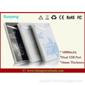 Universal Dual 10000mah Rechargeable Power Bank For iPod Sm